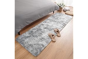 Vocrite Runner Rug for Bedroom 2x6 Feet - Soft and Plush Shag...