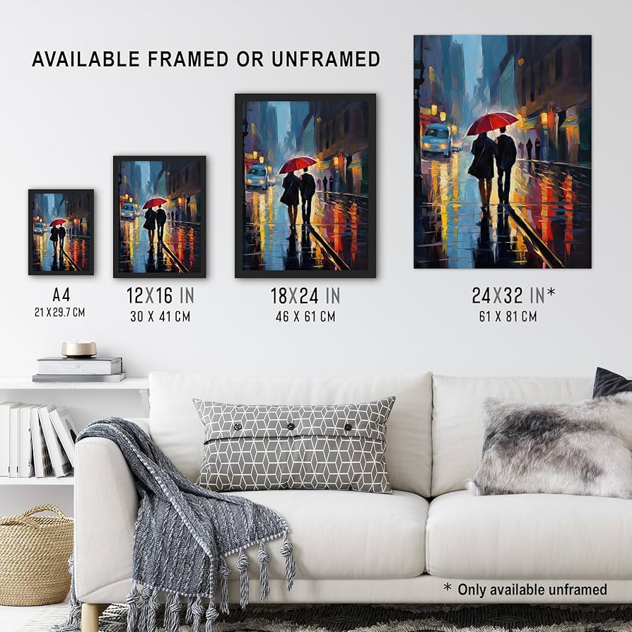 Amazon.com: Artery8 Paris In The Springtime Colourful Oil