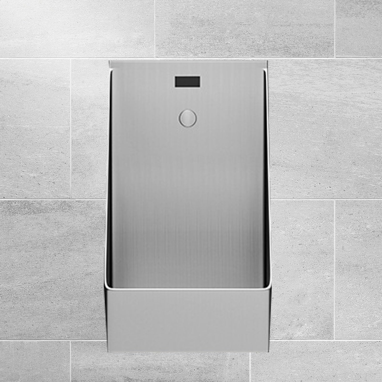 GTHTUHFD Urinal Troughs,Men'S Urinals For Toilets 304 Stainless Steel Urinal, Small Wall Mounted Urinals For Men, High-Efficiency Washout Urinal, Automatic Sensor Urinal Toil