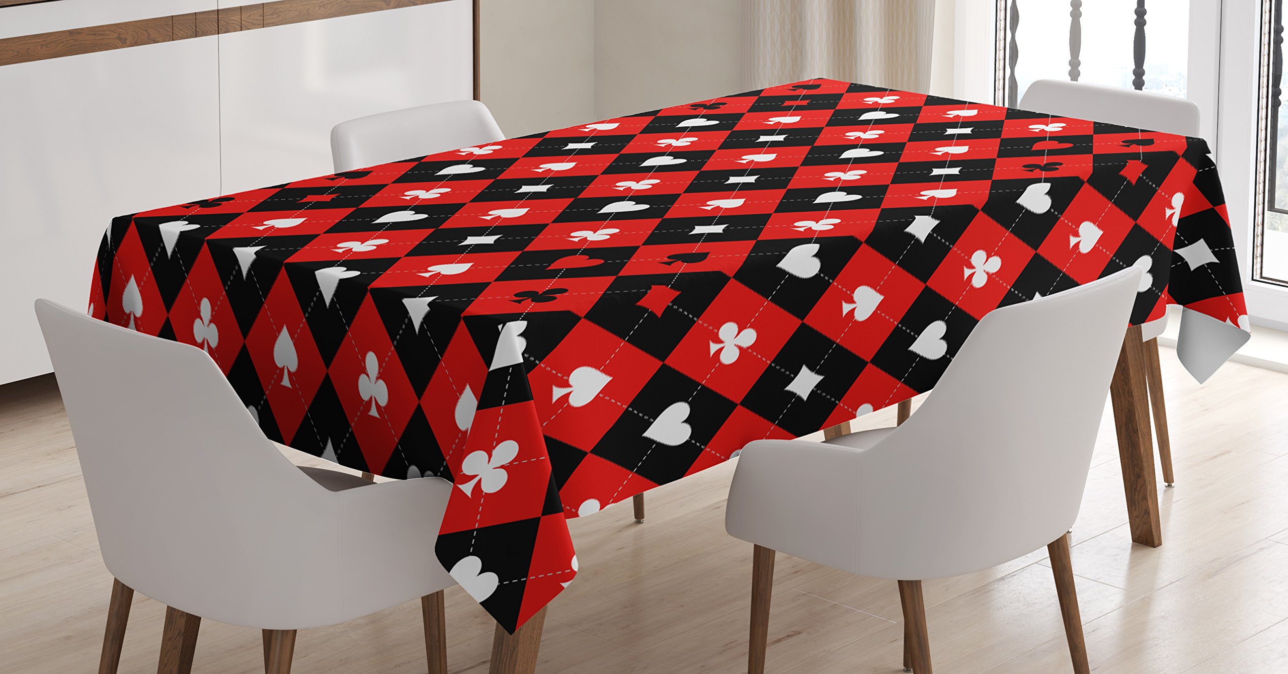 Amazon｜Poker Tournament Decorationsテーブルクロスby Ambesonne