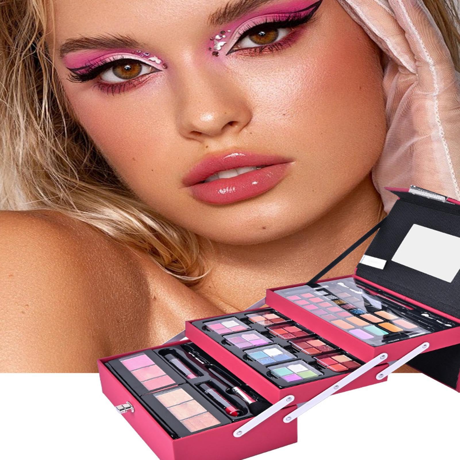 Kit de maquillage complet, kit de maquillage pour femmes Kit complet | pour le tout en 1 - cosmétiques complets pour femmes et filles, kit de palette pour débutants