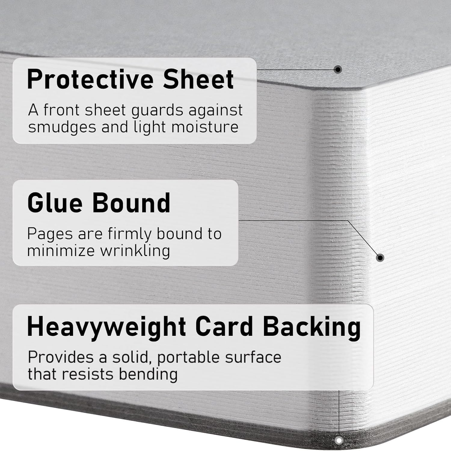 FLUNBRATO Watercolor Sketchbook 80 Sheets, 3.5 x 5.1 Inch, 100% Cotton Mini Travel Watercolor Sketchbook, Cold Press 140LB 300GSM, Two-Edge Glue Binding Compact Notebook Mixed Media for Painting