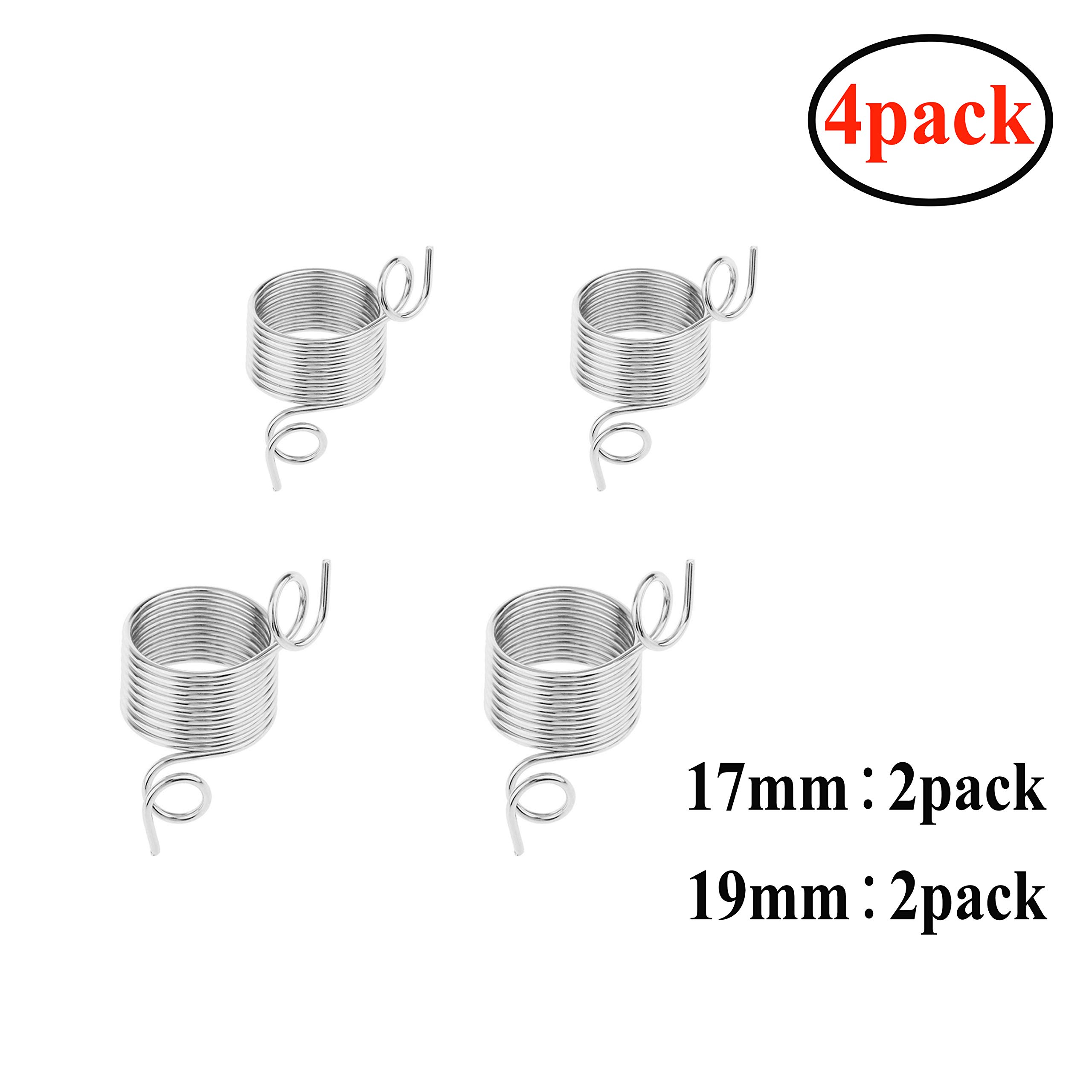 glacely 4 pcs 2 Size Knitting Tool Finger Thimble Yarn Guide Ring Stranding Wire Needle Thimble for Knitting Crafts Accessories Tool