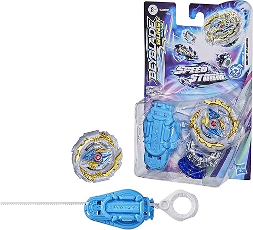 Miniatura 5 de Bey Blade Burst Surge Speedstorm Triumph Dragon D6 Spinning Top Starter Pack – Attack Type Battling Game Top with Launcher, Toy for Kids