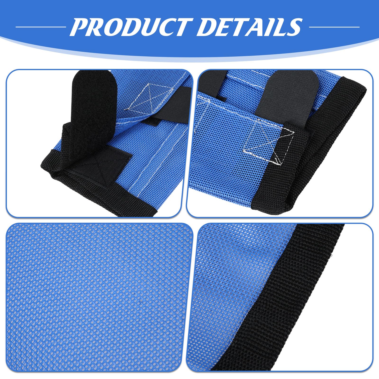 24 botas de malla para caballo, botas de malla transpirable, botas protectoras para piernas ecuestres, leggings sueltos para evitar moscas y picaduras de mosquitos (S)
