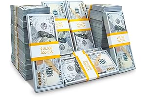 Prop Money 1 Dollar Bills, 200Pcs Movie Money Educational Toys for Ages 3+