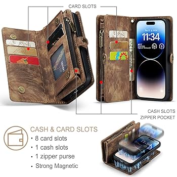 手帳型ケース iPhone 14pro カード収納 ストラップ付きiPhone Amazon.co.jp: ZVE iPhone 14 Pro Max 6.7インチ適応ケース 手帳