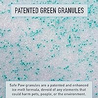 Vista 5 de Safe Paw, derretidor de hielo seguro para perrosniñosplantas con agente de tracción, 8 libras, 100% libre de sal y cloruro, no tóxico, sin daños al