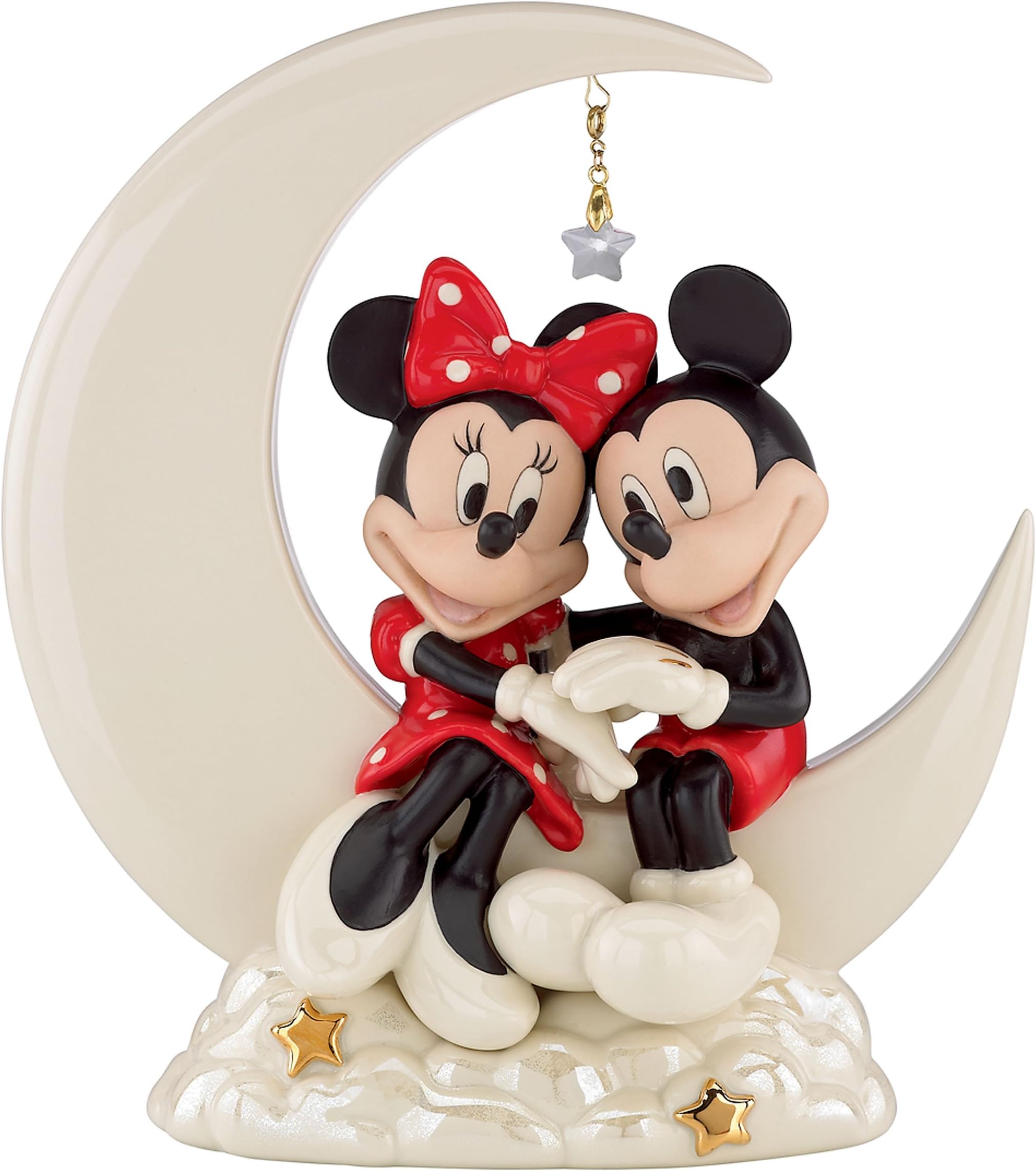 Lenox Classics Mickey And Friends Over the Moon for Minnie Sculpture