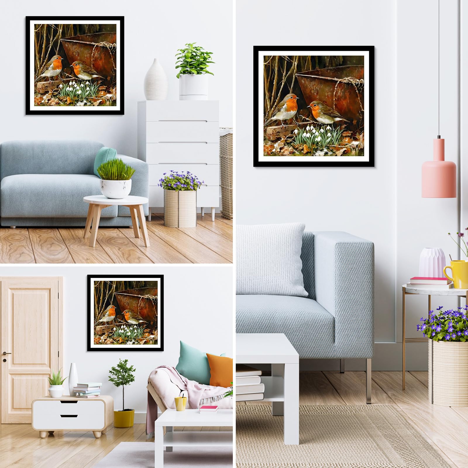 MXJSUA DIY 5d Diamond Painting Kits for Adults Bird Diamond Painting Cross Stitch Kits - Image 3