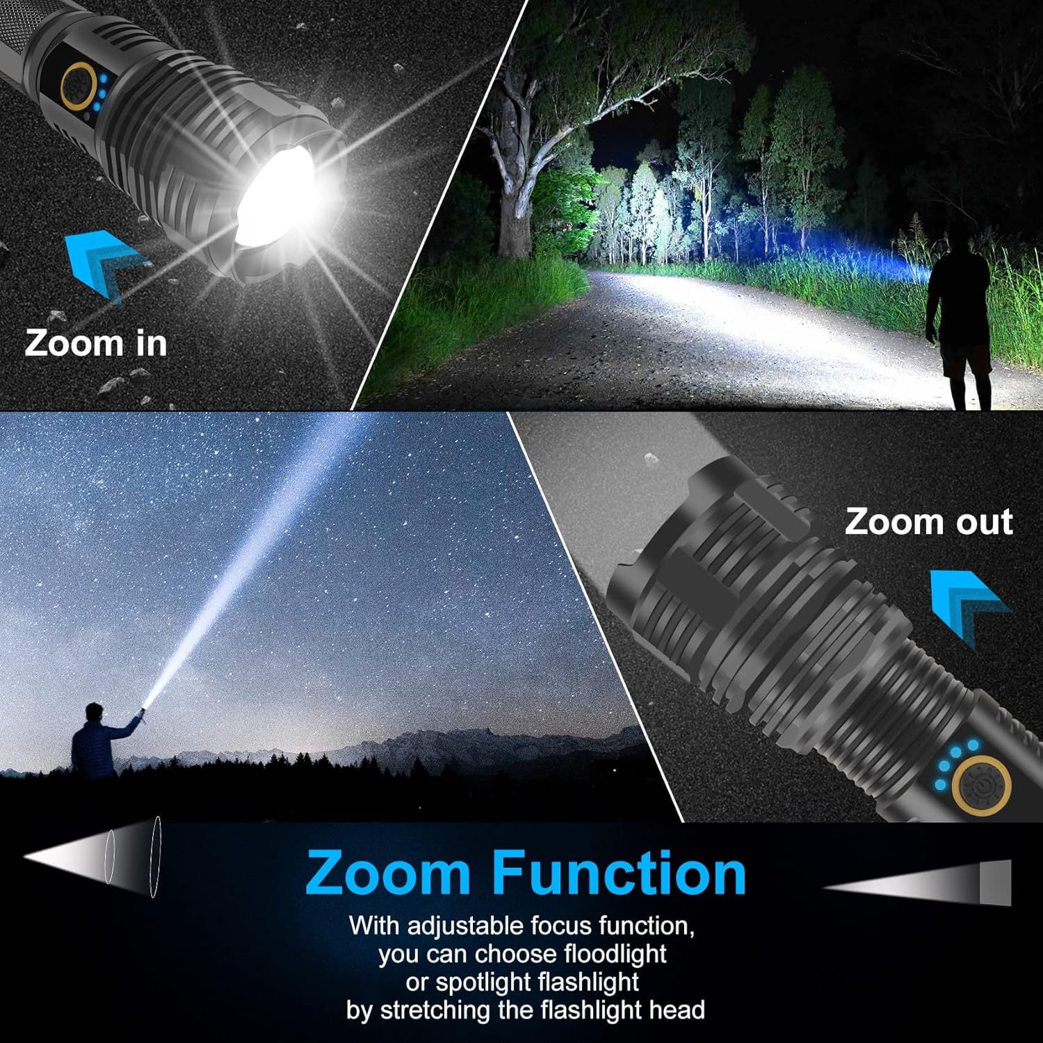 Rechargeable Flashlight Flashlights Waterproof Emergency Photo