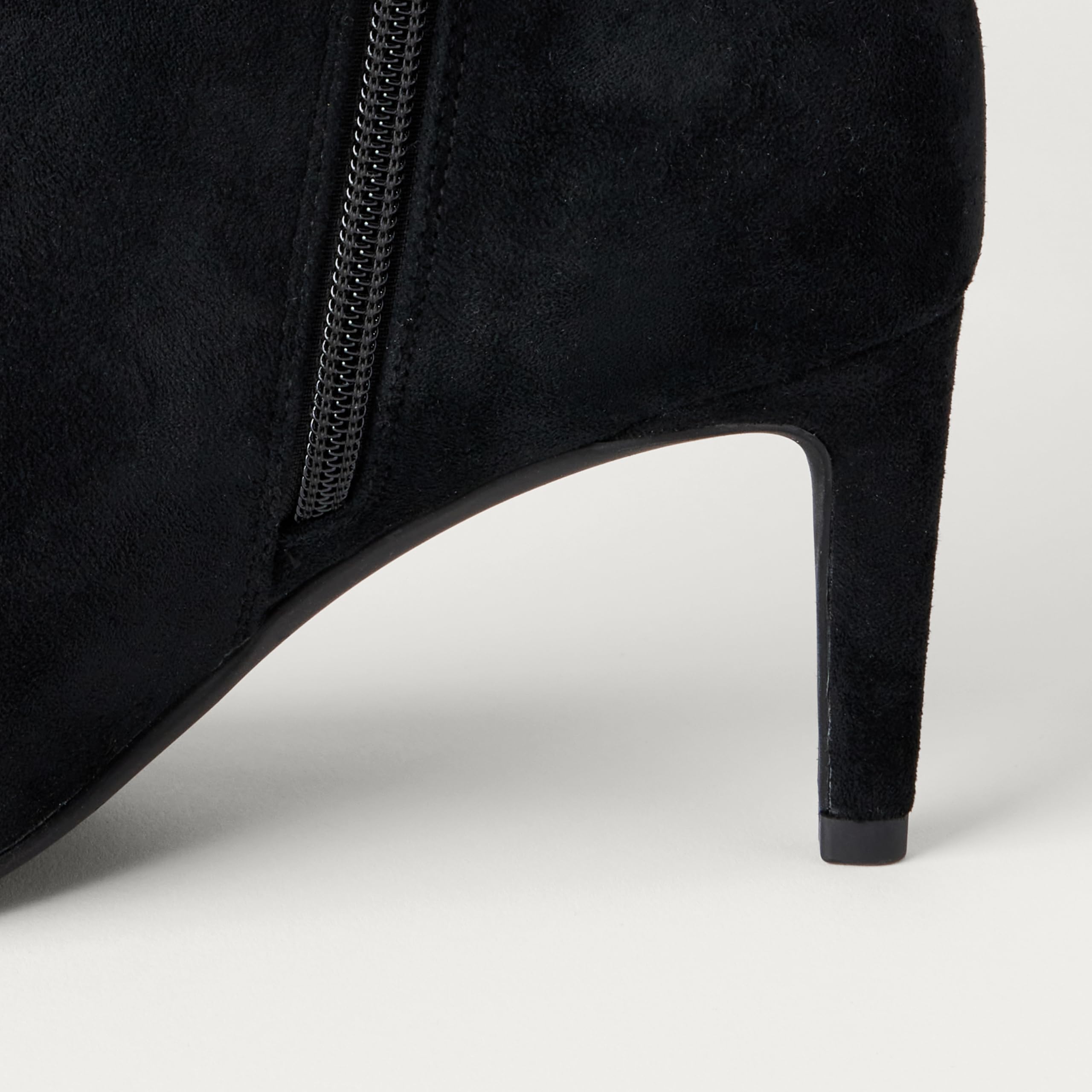Amazon Essentials Botines de tacón de aguja para mujer con cremallera | Botas de vestir