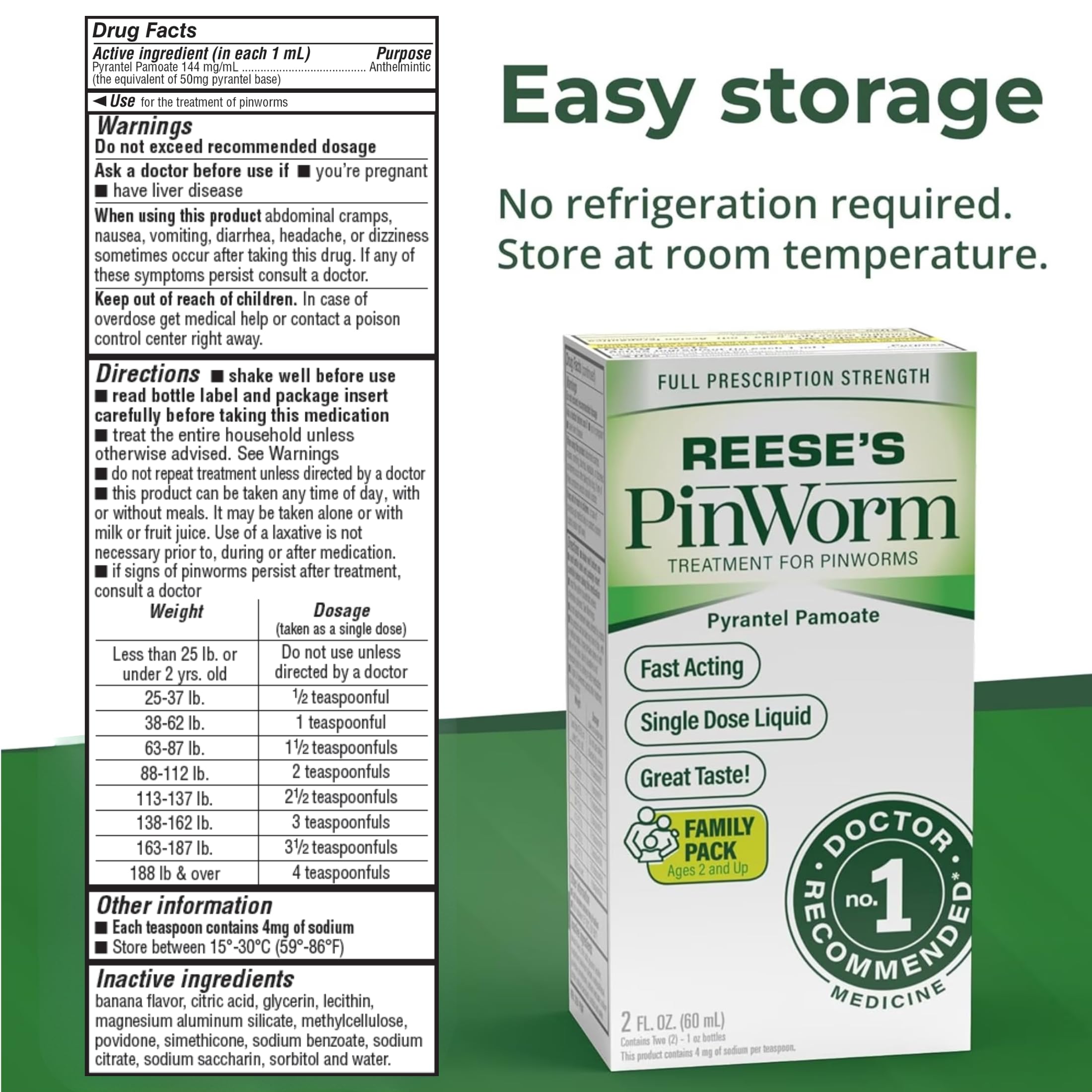 REESE'S PINWORM Medicine Liquid for Entire Family, Single Dose, 2 Oz — Amazon image 7
