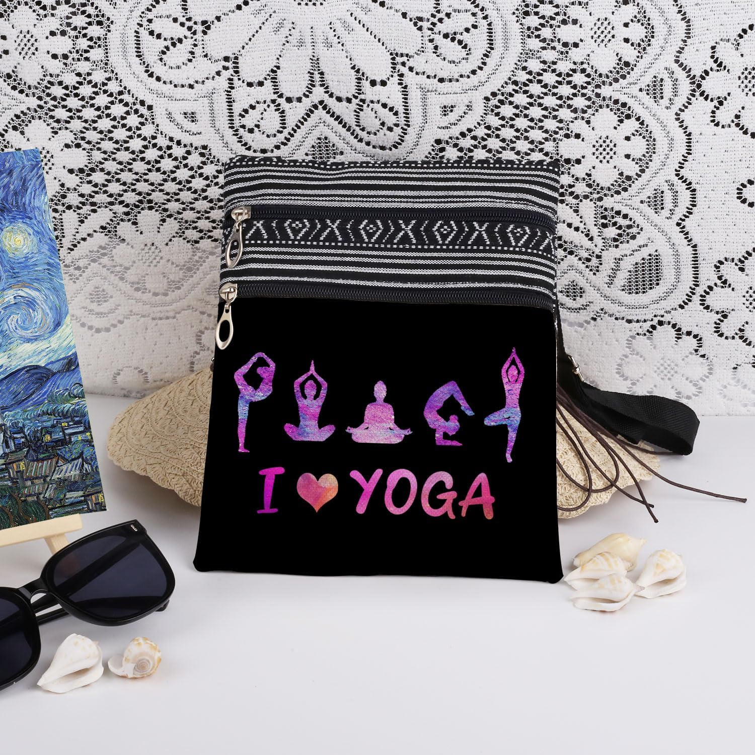 Yoga Lover's Crossbody Bag Daily Use Purse image 3