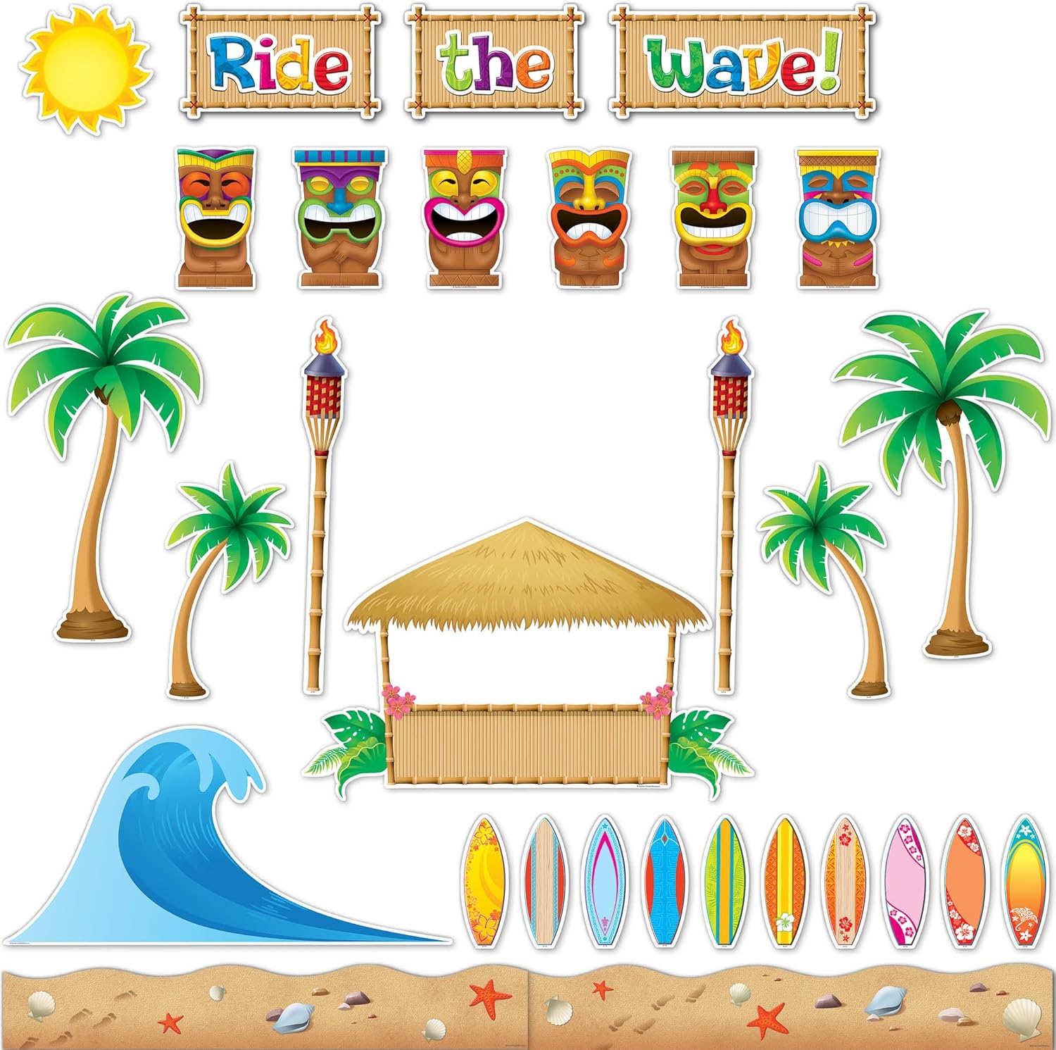 Teacher Created Resources Surfs Up Bulletin Board (TCR5517)