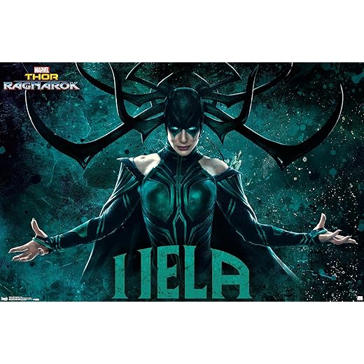 Trends International Marvel Cinematic Universe - Thor - Ragnarök - Hela Wall Poster, 14.725" x 22.375", Premium Unframed Version