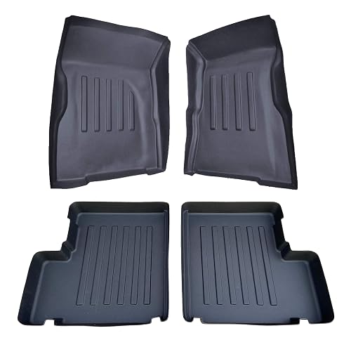 Treadliner Front and Rear Floor Mats/Liners Compatible with 1992 H1 Hummer 1992 1993 1994 1995 1996 1997 1998 1999 200 2001 2002 2003 2004 — Amazon listing product image