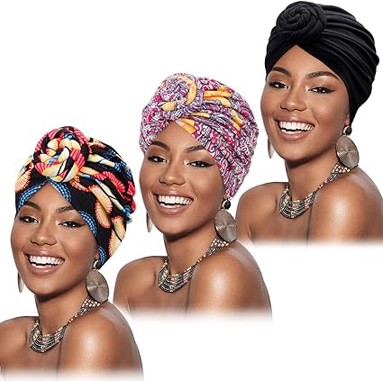 Bandeau éponge Anti-transpiration Bonnet Bouffant GUOER Taille Unique Multicolore - 100% Coton - Avec élastique Ajustable Et Bandeau Absorbant Bonnet