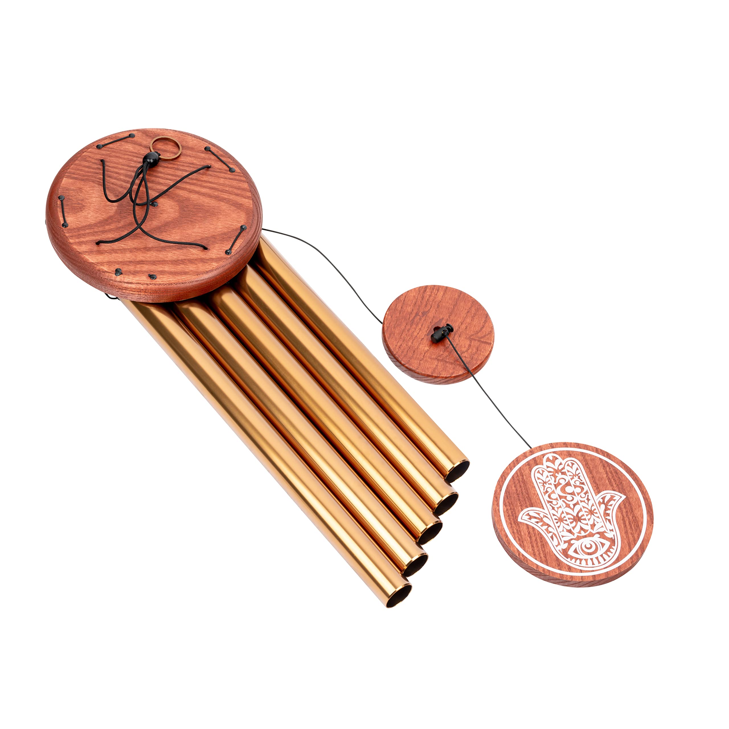 Meinl Sonic Energy Hamsa dzwonki do medytacji dla relaksującego uzdrawiania dźwiękiem, 2-letnia, brąz