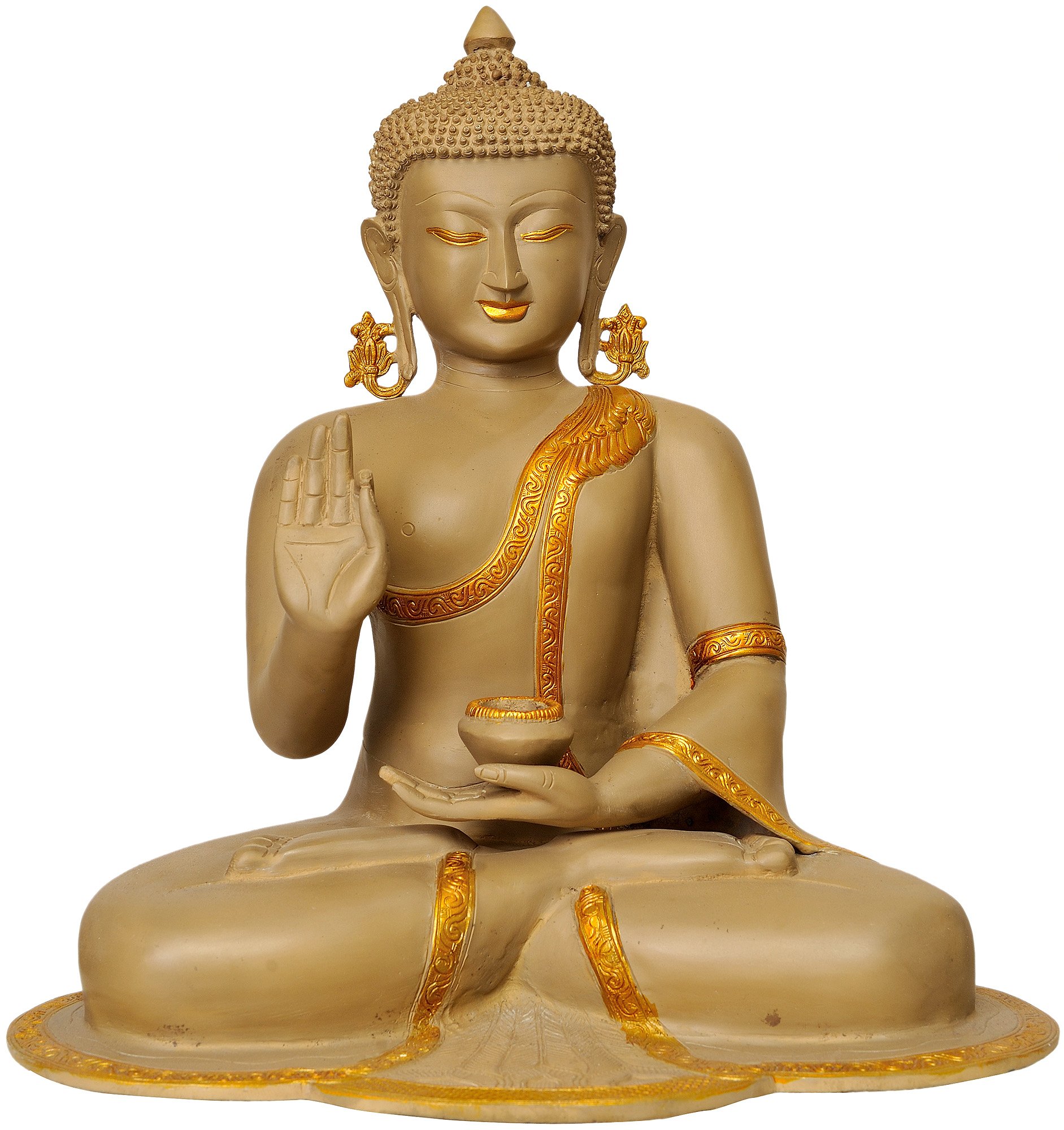 Amazon.co.jp: Shakyamuni Buddha解釈Hisダルマ – 真鍮Statue