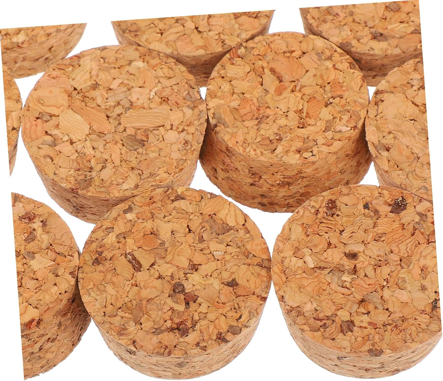 20pcs Wooden Tapered Cork Plugs for Wine Bottle Sealing Soft Wood Corks for Diy Craft Projects Leakproof Design for Wine Beer Beverage Bottles