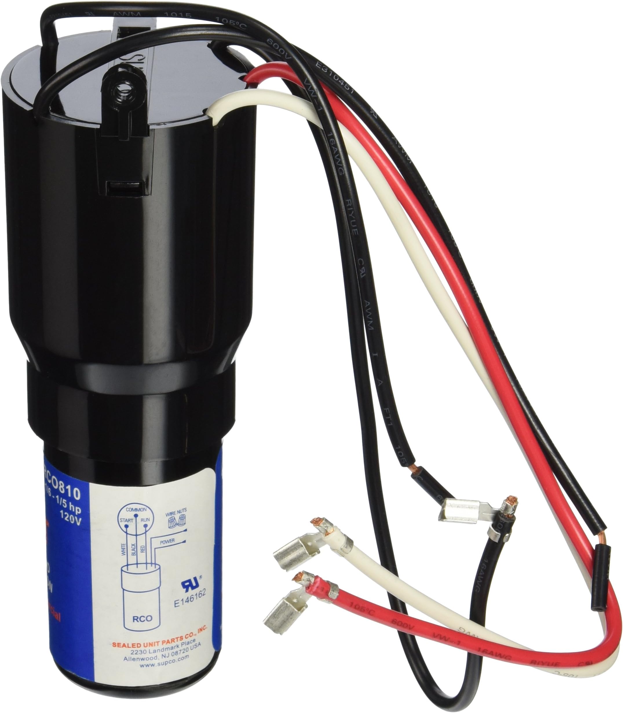Supco RCO810 3 n' 1 START Hard Start Kit, Black