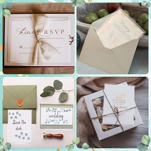 Miniatura 7 de 150 hojas de papel de vitela para boda tarjetas de salva la fecha papel transparente papel de calco cubierta de fotos de boda para manualidades