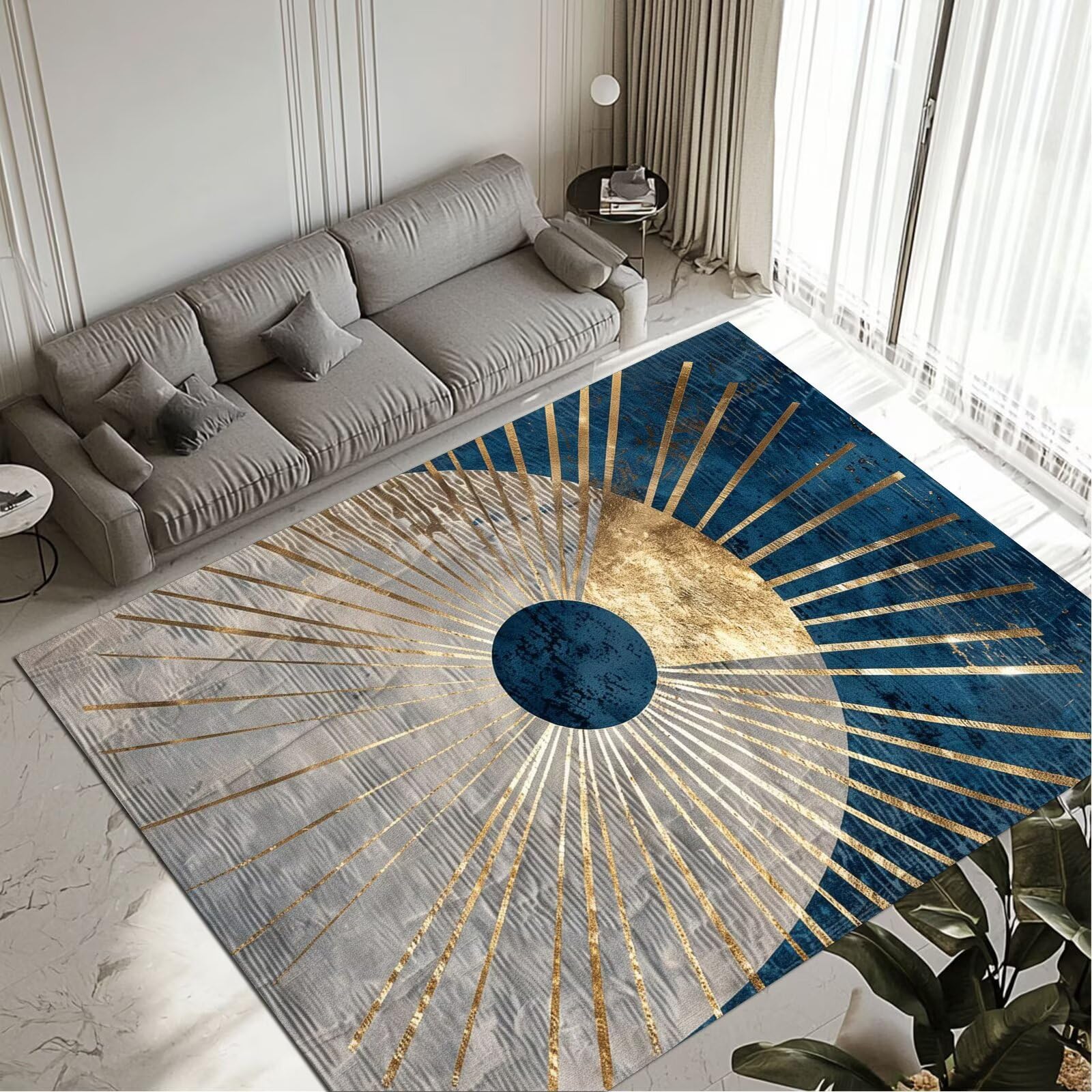 Petit tapis salon imperméable et lavable pour cuisine et couloir