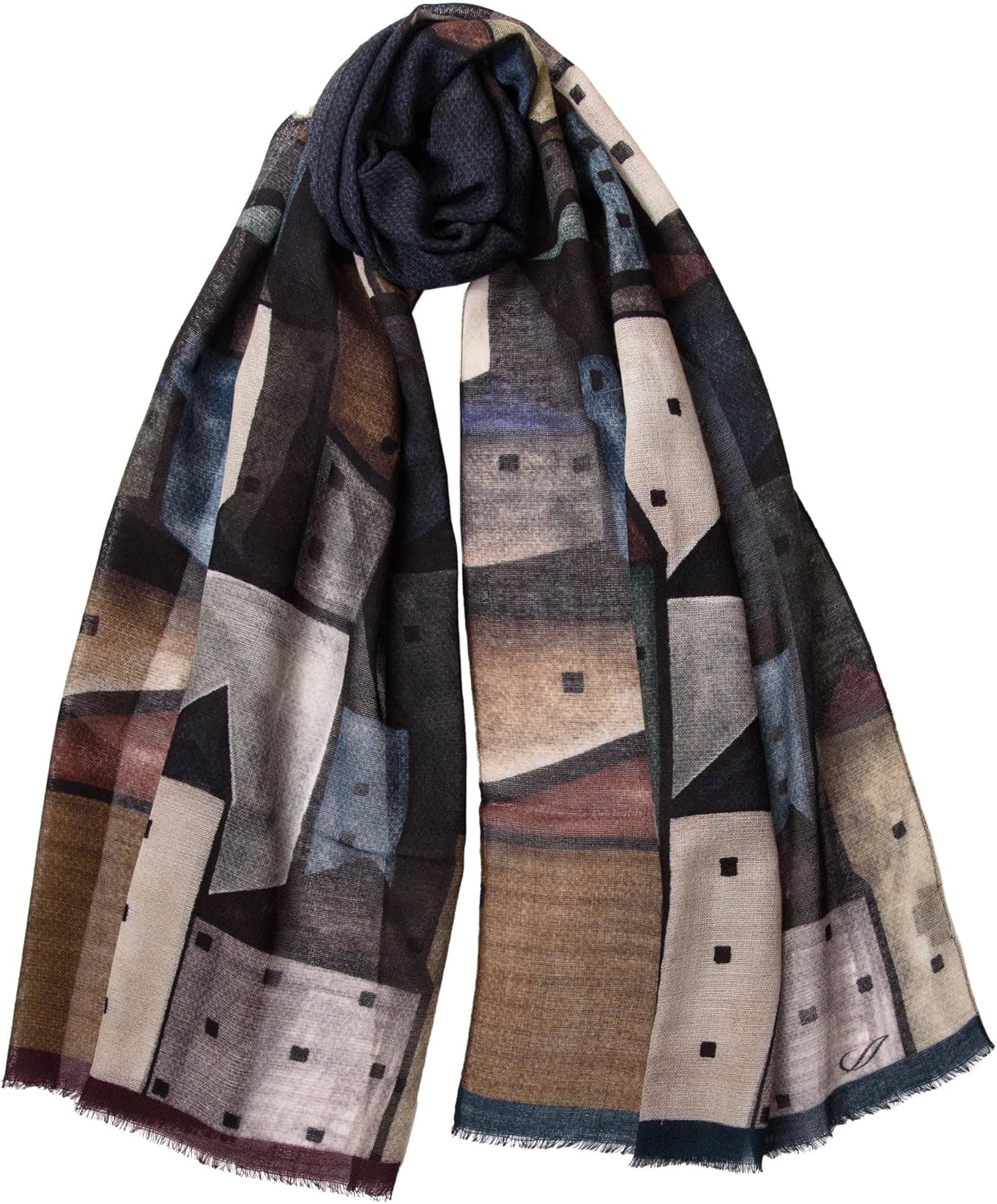 Elizabetta Italian Large Shawl Wrap Scarf - Soft, Lightweight Modal Cashmere
