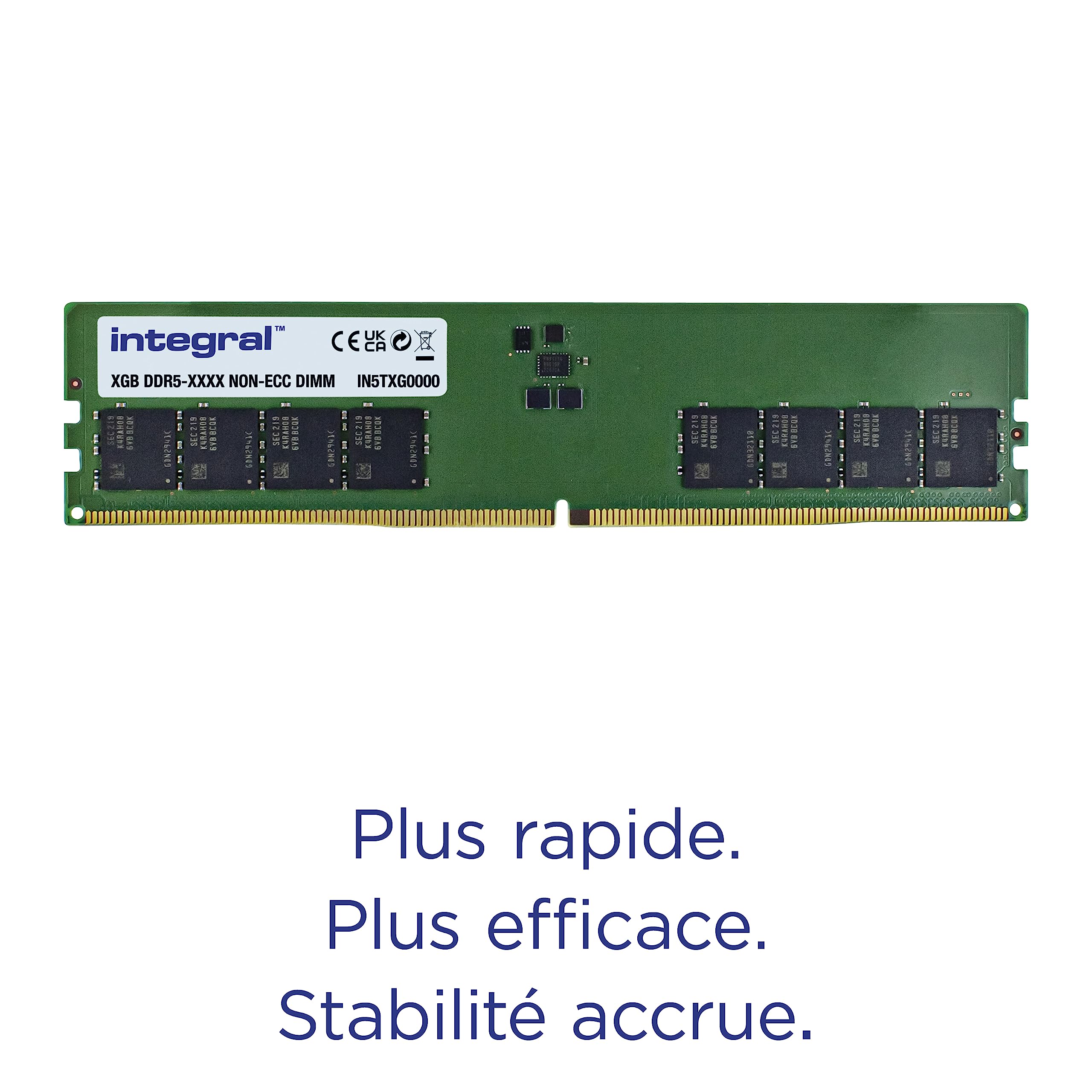 Integral 16 GB DDR5 PC DIMM RAM 5600 MHz PC5-44800 CL46 moduł pamięci komputerowej