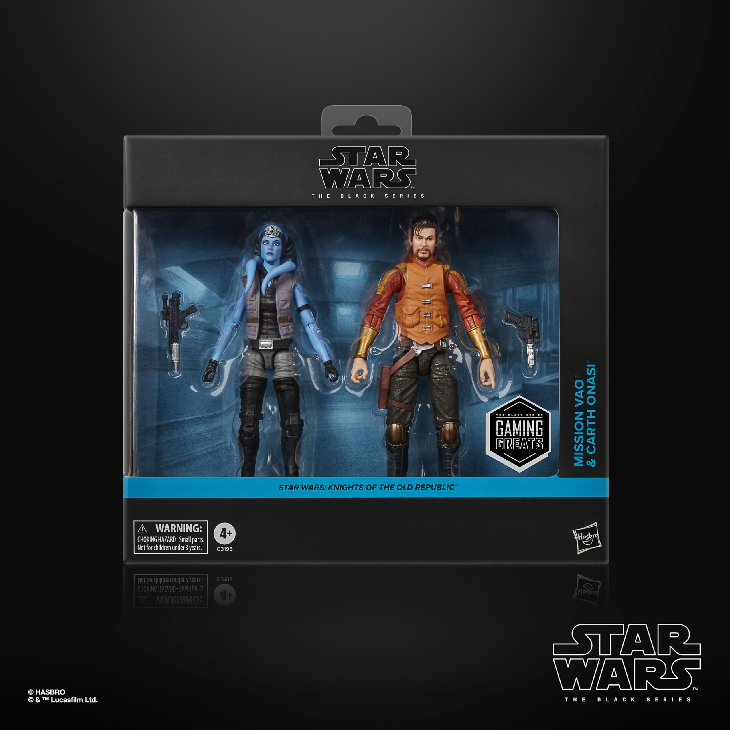 Star Wars The Black Series, Mission Vao y Carth Onasi, Knights of The Old Republic, Pack Doble de Figuras Premium coleccionables de 15 cm