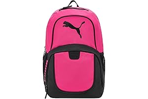 Puma Evercat Contender Backpack For Girls In Bright Pink