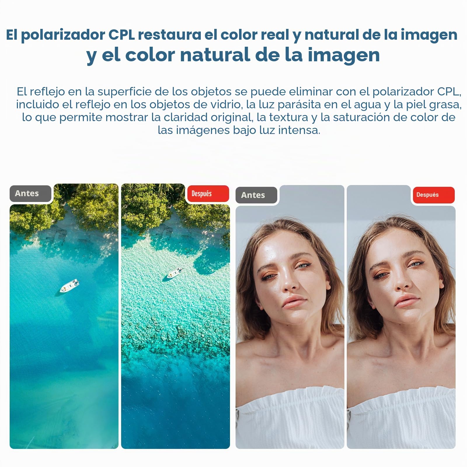 Juego de filtro de lente de filtro para Insta 360 Ace Pro/Ace UV CPL ND8-64