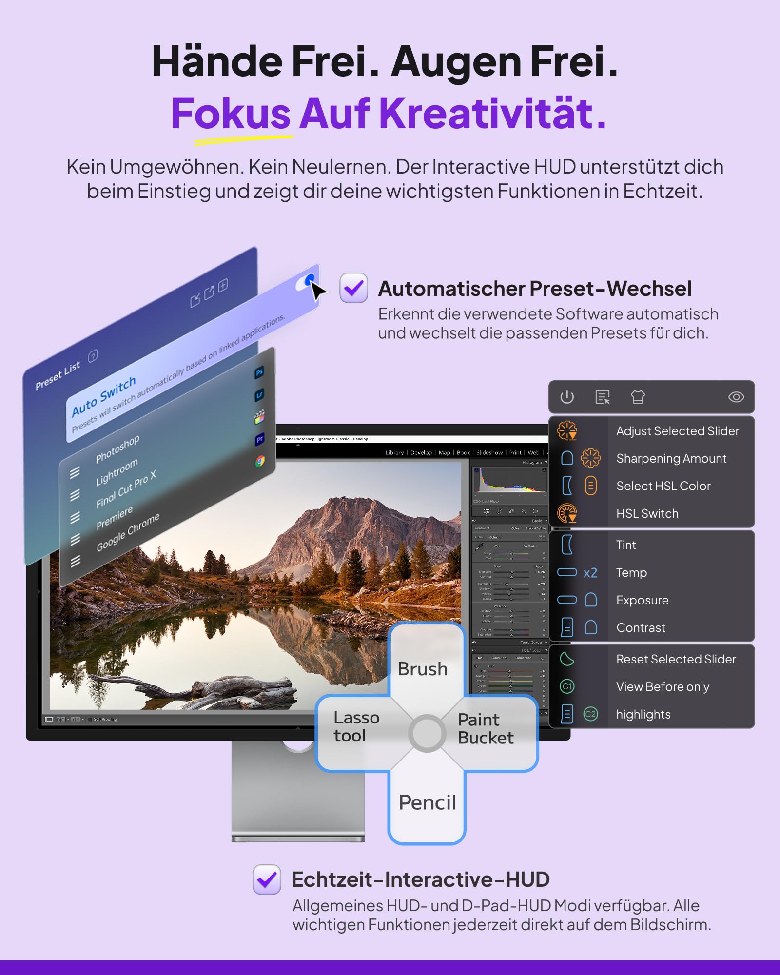 TourBox NEO, Editing Controller für Foto Video Ilustration, Makro Tastatur für Grafiktablett, MacOS/Windows, Photoshop Lightroom Premiere Davinci Resolve Blender Final Cut Pro Programmierbar Keyboard