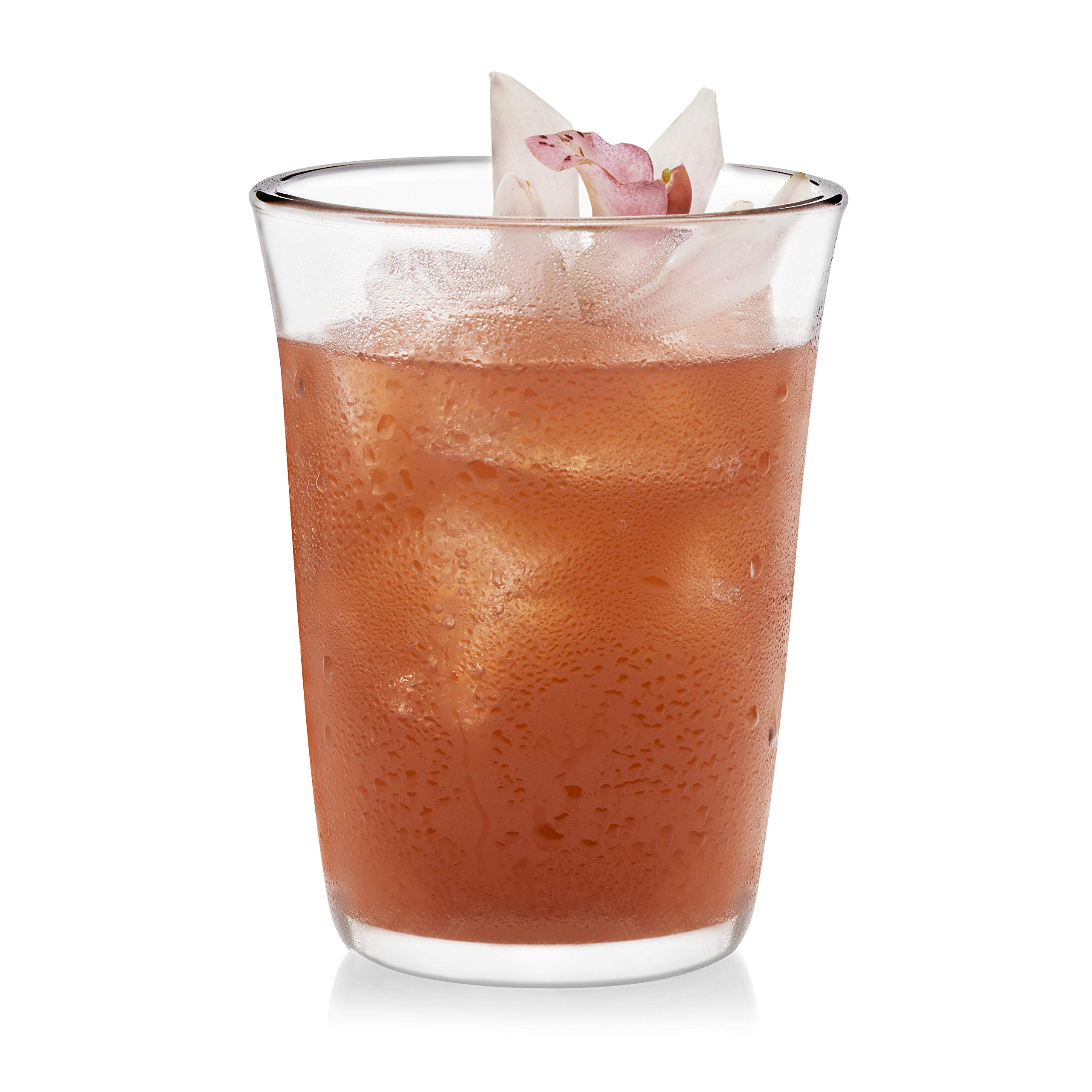 Libbey Kava juego de 8 piedras de cristal tallado con acabado premium