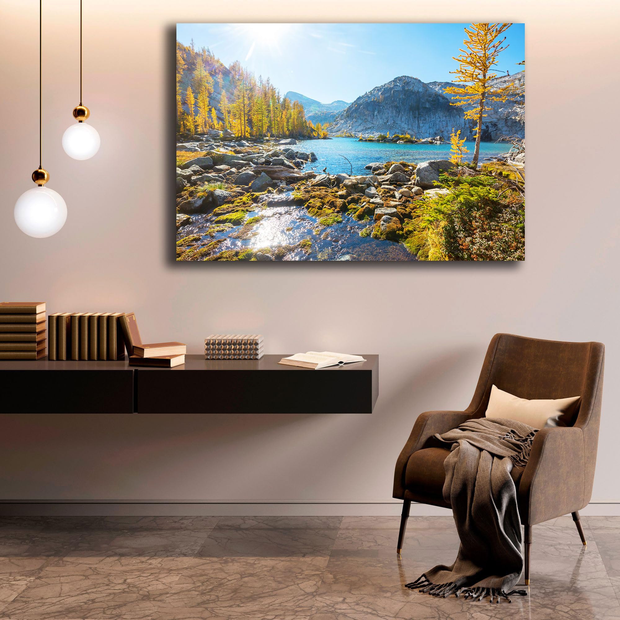 Printerland Quadri Moderni Soggiorno Verticale FIORI Quadro moderno FIORE da Parete XXL grande Stampa su tela Canvas Decorazione Murale muro Arredo Camera da letto Cucina (5, 50x100 cm
