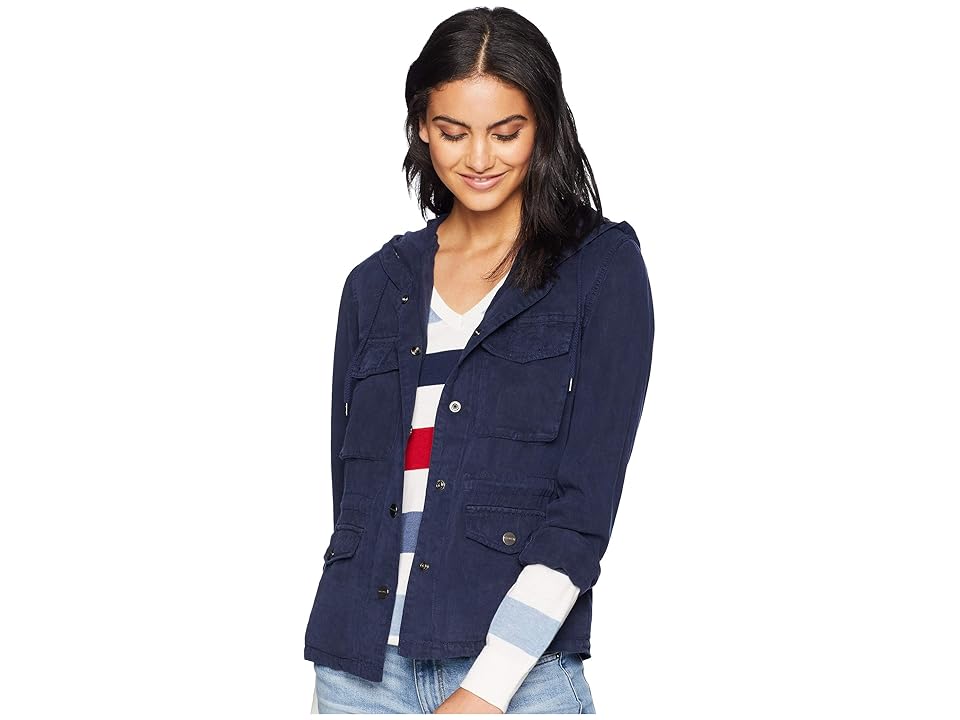 

Sanctuary Unity Hooded Surplus Jacket (Essential Blue) Women's Coat