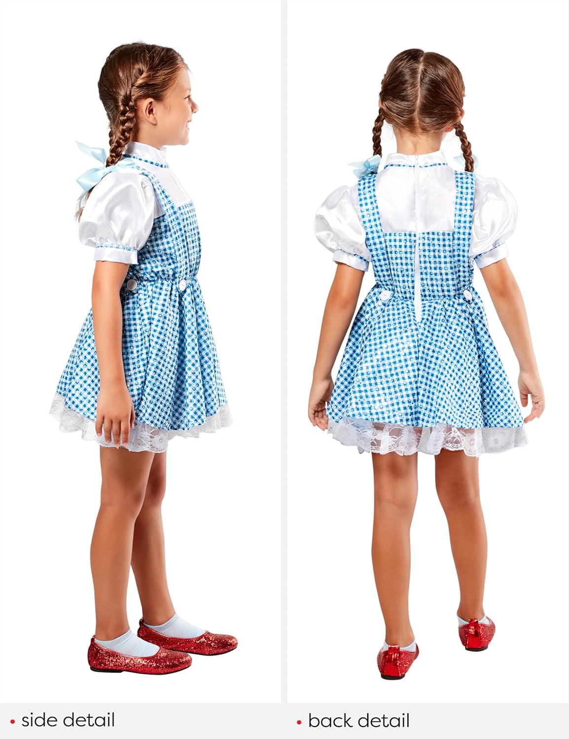 Rubies The Wizard of Oz: Dorothy Sequin Costume Dress for Kids