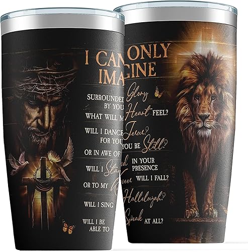 GOLDLEMON7 Regalos cristianos para mujeres, hombres, tazas de café cristianas, regalos de Jesús, regalos de Pascua cristiana, regalos católicos,