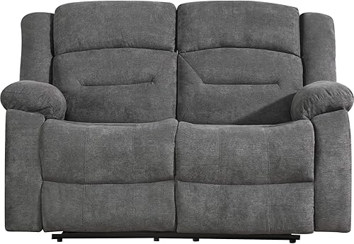 FDW Juego de sofá reclinable seccional para sala de estar, asiento de cine en casa, sofá reclinable, movimiento reclinable manual para muebles del