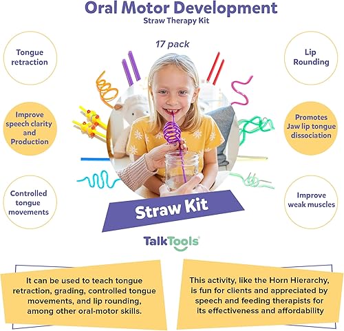 Miniatura 6 de TalkTools Pajitas locas para beber de alta calidad, pajitas divertidas y coloridas pajitas para beber, pajitas locas para niños, coloridas y