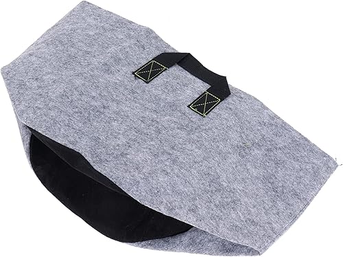 Miniatura 7 de Fydun Bolsa de cultivo de plantas con asas telas no tejidas Flores vegetales Bolsa de plantación Maceta GrayBlack (Bolsa de plantación de belleza