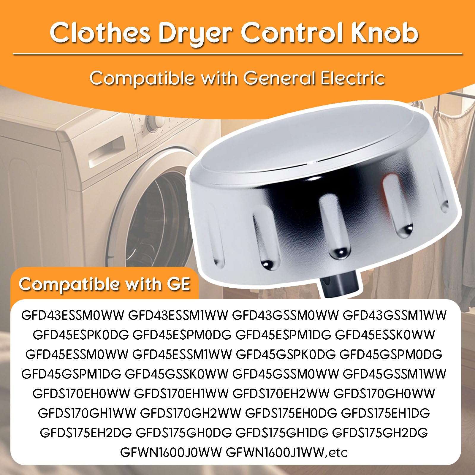 WE01X21167 WH11X23474 Perilla de control de presión para secadora GE GFW450SSM1WW GFW450SPM1DG GFDS170GH0WW WE01X21167 Reemplazar AP5986370 4392876 PS117255 87.8 in