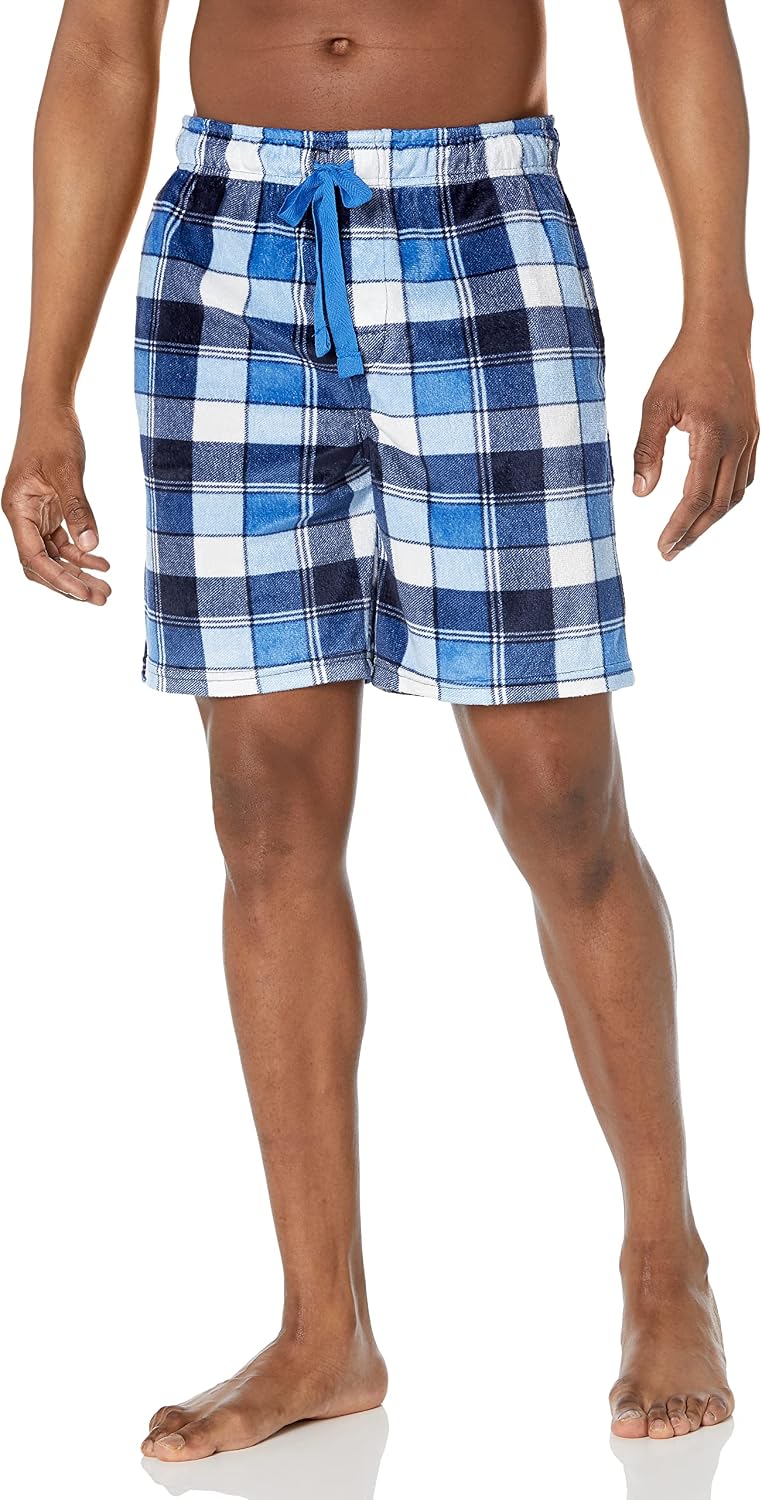 IZOD mens Lite Touch Fleece Sleep and Lounge Short