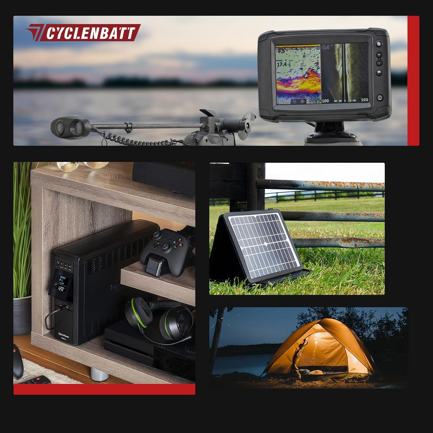 12V 10Ah Lithium Battery, 5000+ Cycles LiFePO4 12V 10Ah Battery Built-in 10A BMS, 12V Lithium Battery Suitable for Power Wheels, Fish Finder, UPS, Solar Battery, HAM Radio - Image 7