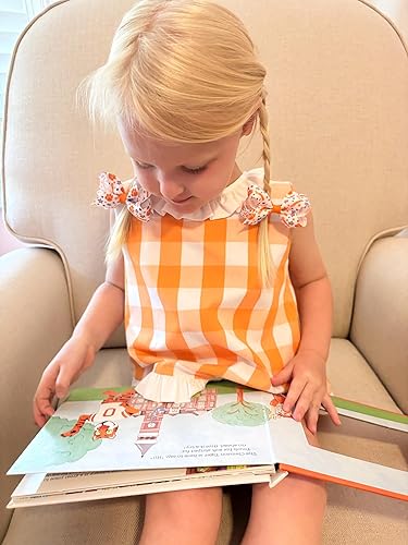 Miniatura 4 de Divine Creations - Lazo para el cabello con temática universitaria para niñas con logotipo estampado de logotipo de Wee Ones en un clip WeeStay,