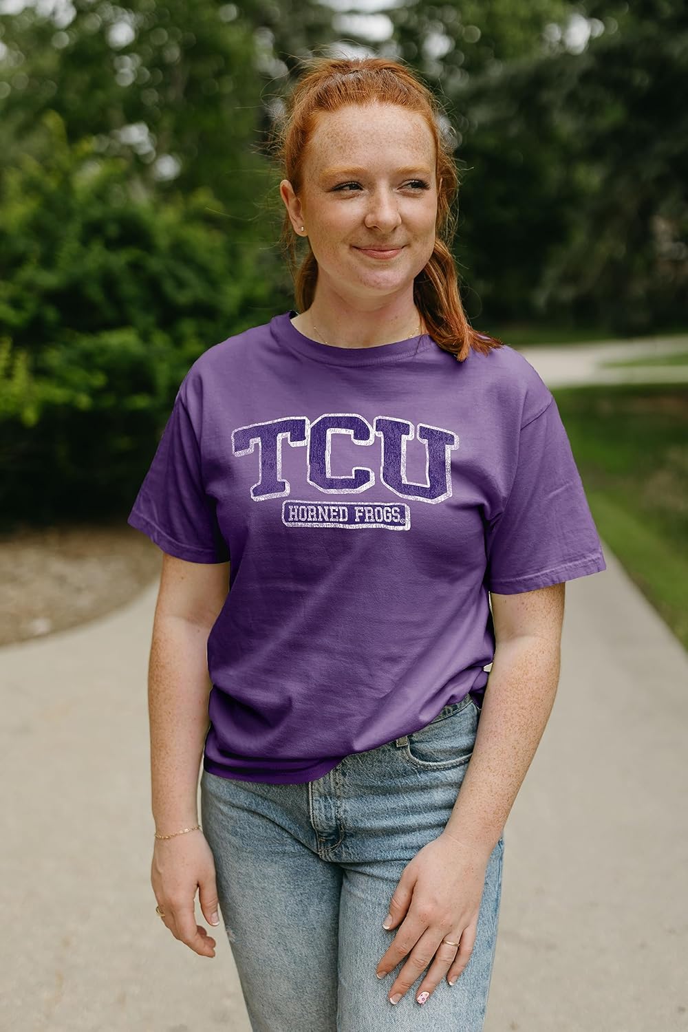 Blue 84 NCAA Unisex-Adult NCAA Officially Licensed T-Shirt Team Color Dyed Ringspun Vintage - Image 3