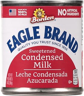 Eagle Brand Sweetened Condensed Milk 14oz - Rich Creamy Gluten-Free rBST-Free Kosher for Baking Pies Flan Desserts