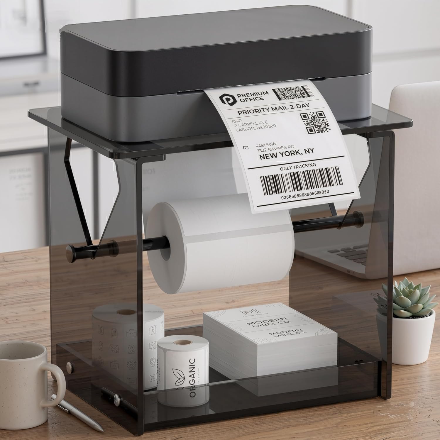 FoldTrack Label Holder for Fan Fold Shipping Labels