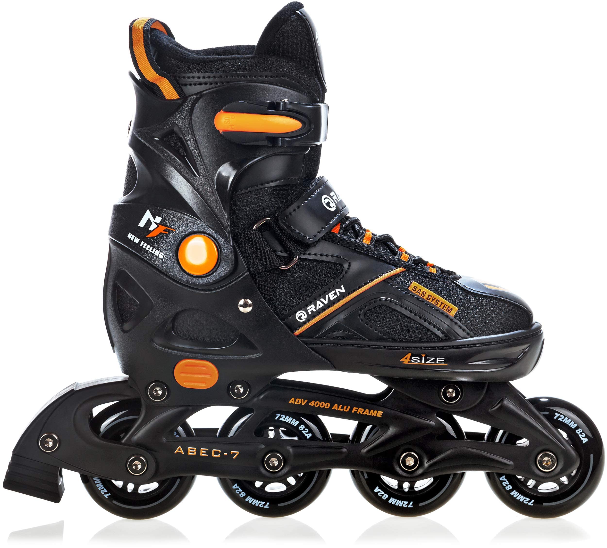Raven – Patines para niñas, niños, Adultos y niños – Patines con Ruedas – Opción 2 en 1 con Patines de Hielo – Ajustables – Pulse — view 25